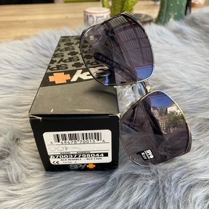 Authentic NWT spy Sunglasses Kaori Black Marble